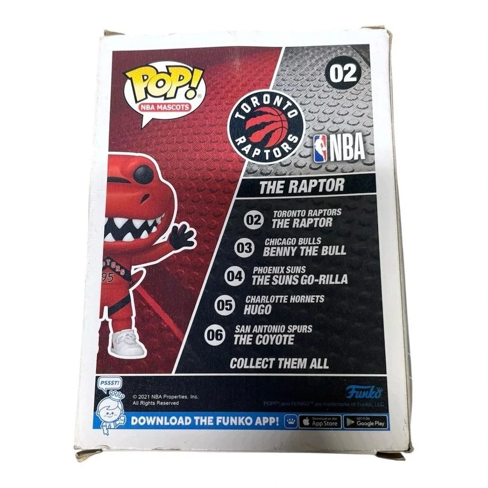 Funko‎ Pop! NBA Mascots The Raptor #02 Vinyl Figure